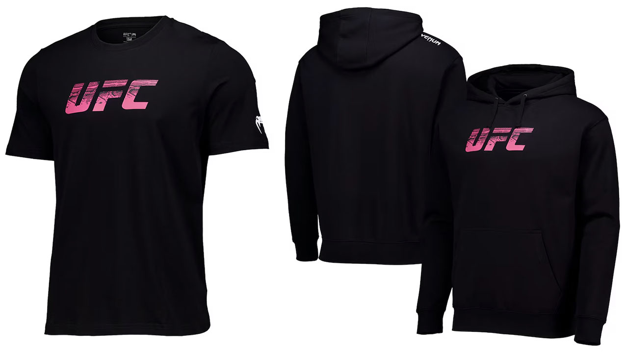 Sean OMalley Noche UFC Venum Shirt and Hoodie Black Pink