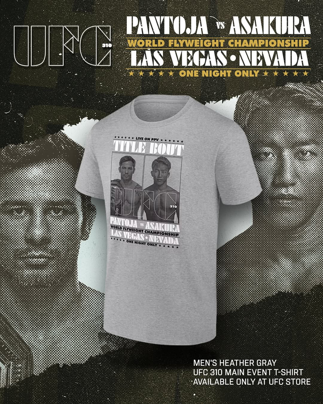 UFC 310 Pantoja vs Asakura Shirt