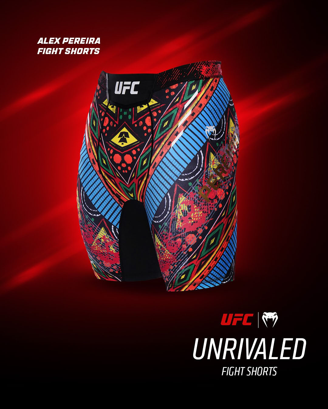 Alex Pereira UFC 313 Fight Shorts