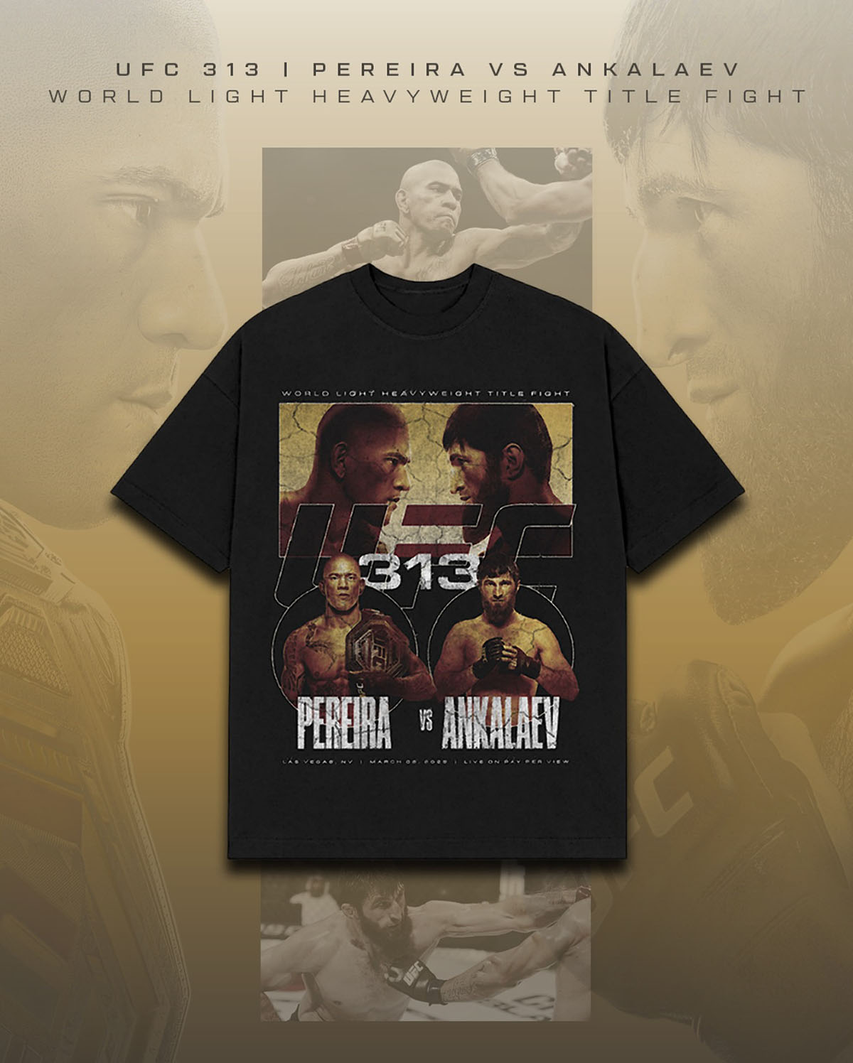 UFC 313 Event Tee Shirt