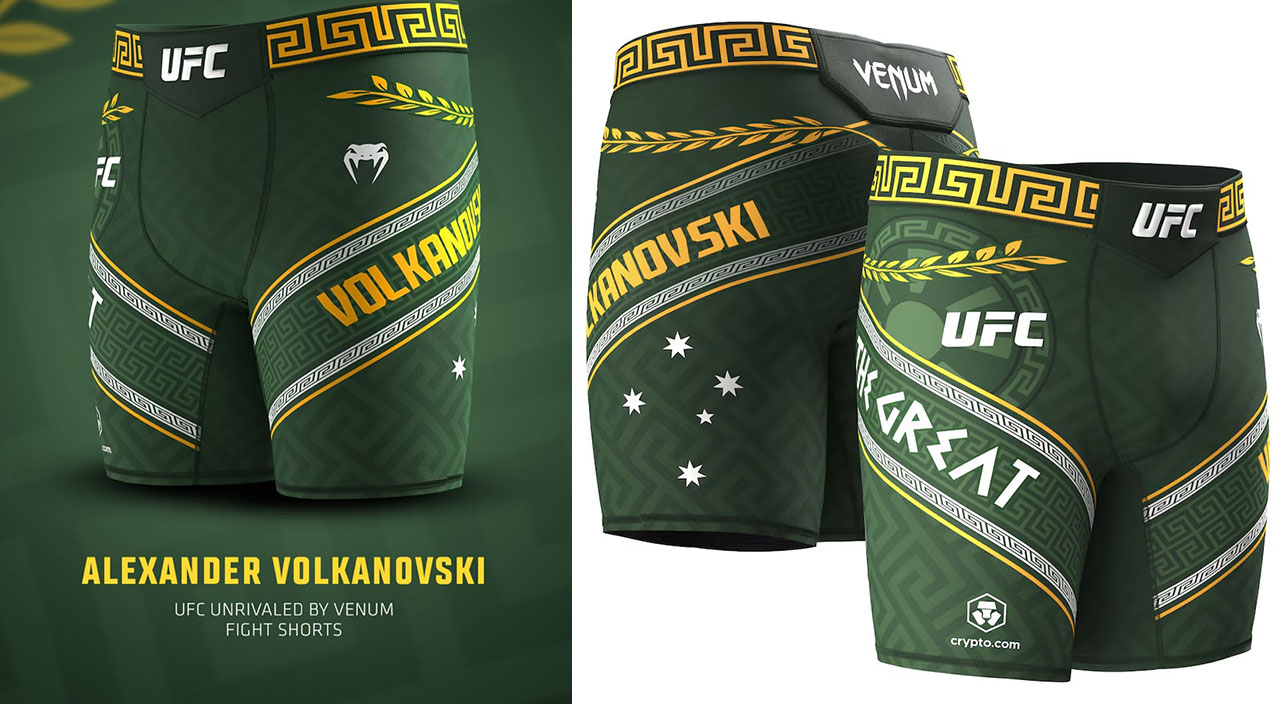 Alexander Volkanovski UFC Venum Custom Fight Shorts UFC 314