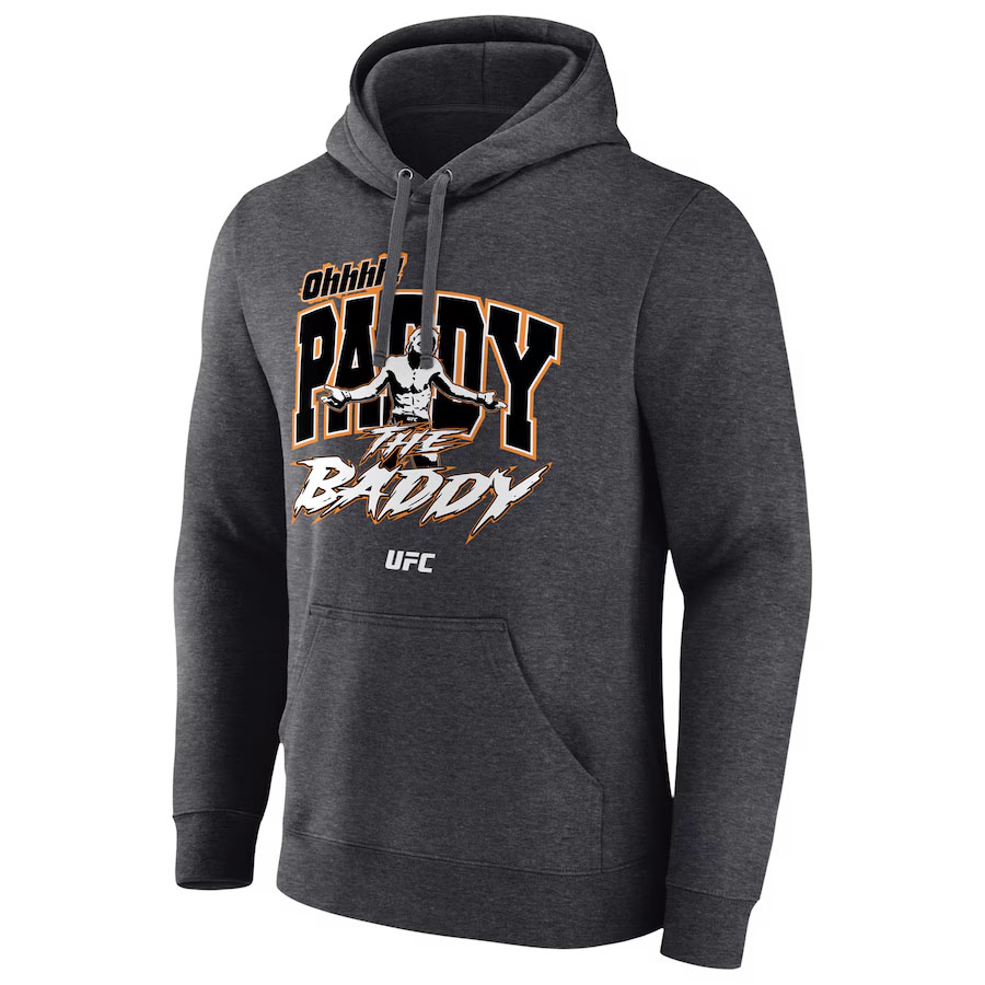 Paddy Pimblett UFC Oh Paddy the Baddy Fighter Hoodie Charcoal