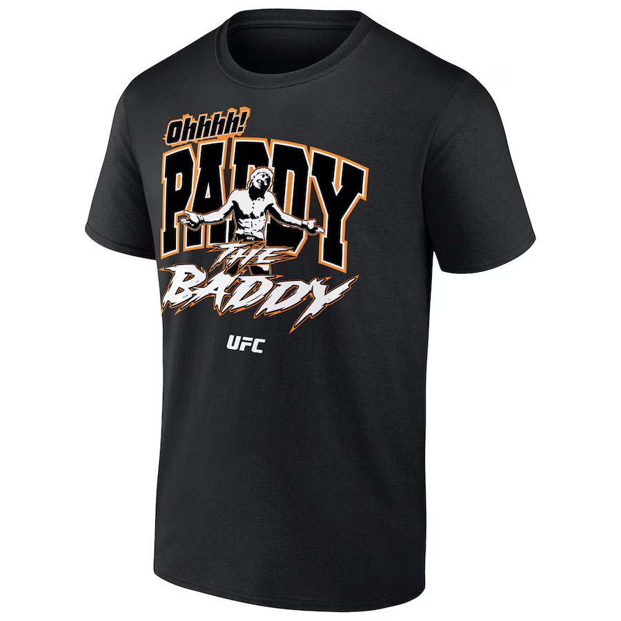 Paddy Pimblett UFC Oh Paddy the Baddy Fighter T Shirt Black