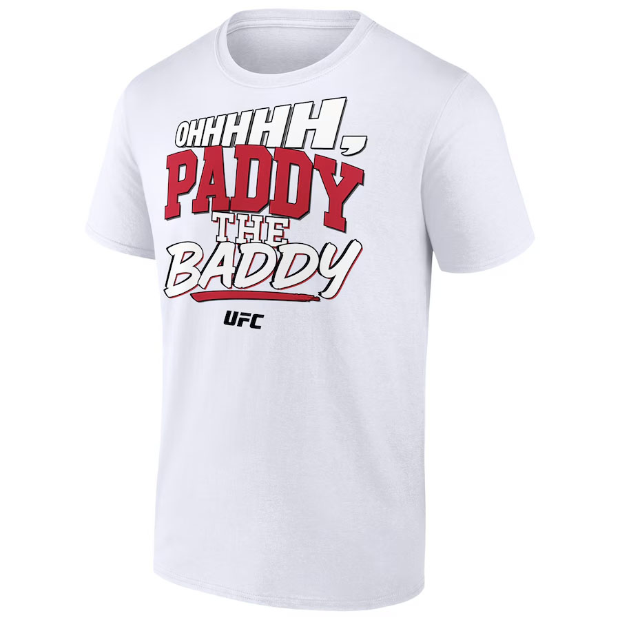 Paddy Pimblett UFC Oh Paddy the Baddy T Shirt White