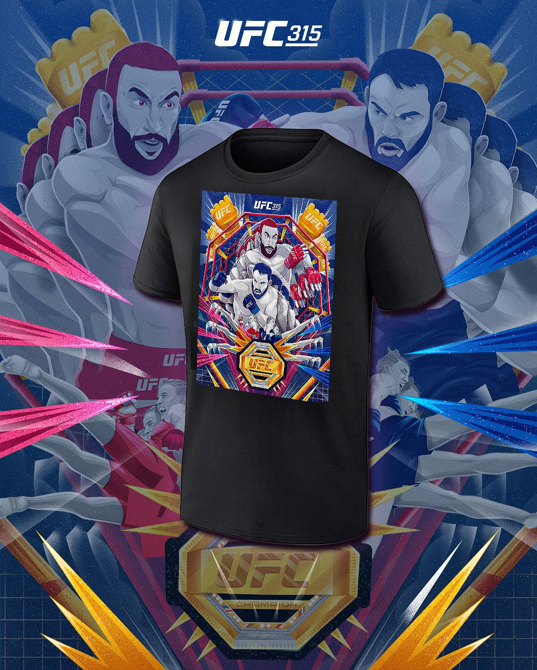 UFC 315 Artist Series T Shirt