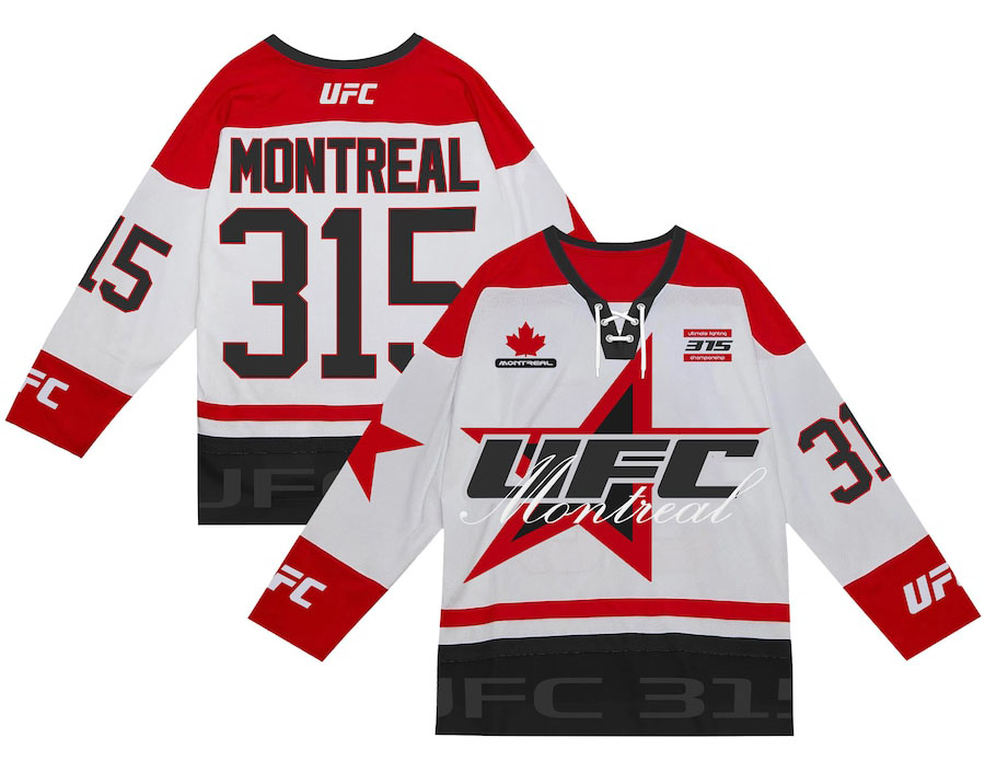 UFC 315 Montreal Hockey Jersey 1