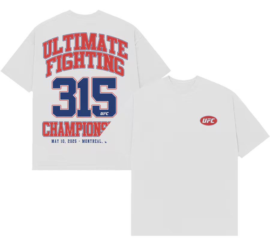 UFC 315 Montreal Varsity T Shirt