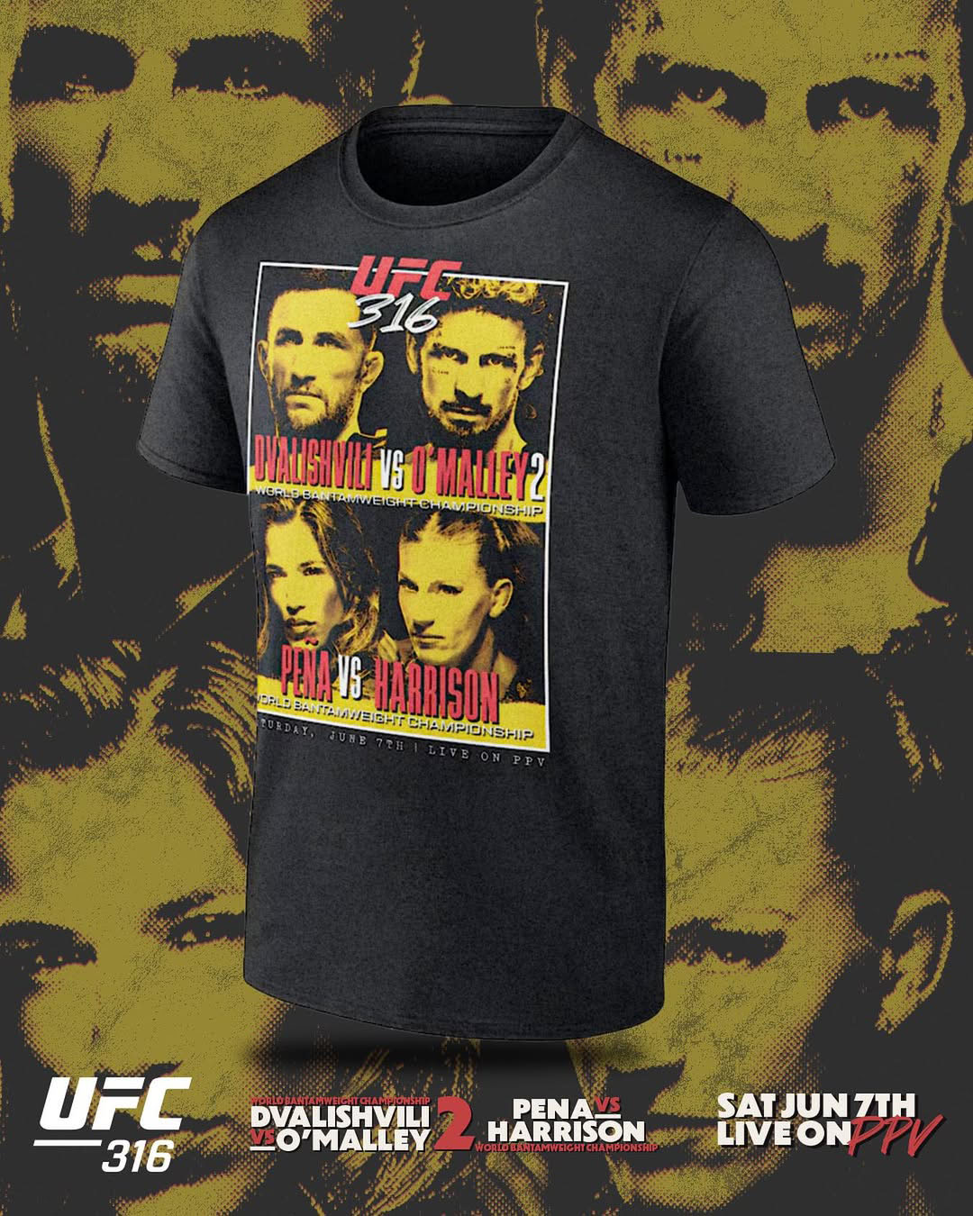 UFC 316 Matchup T Shirt