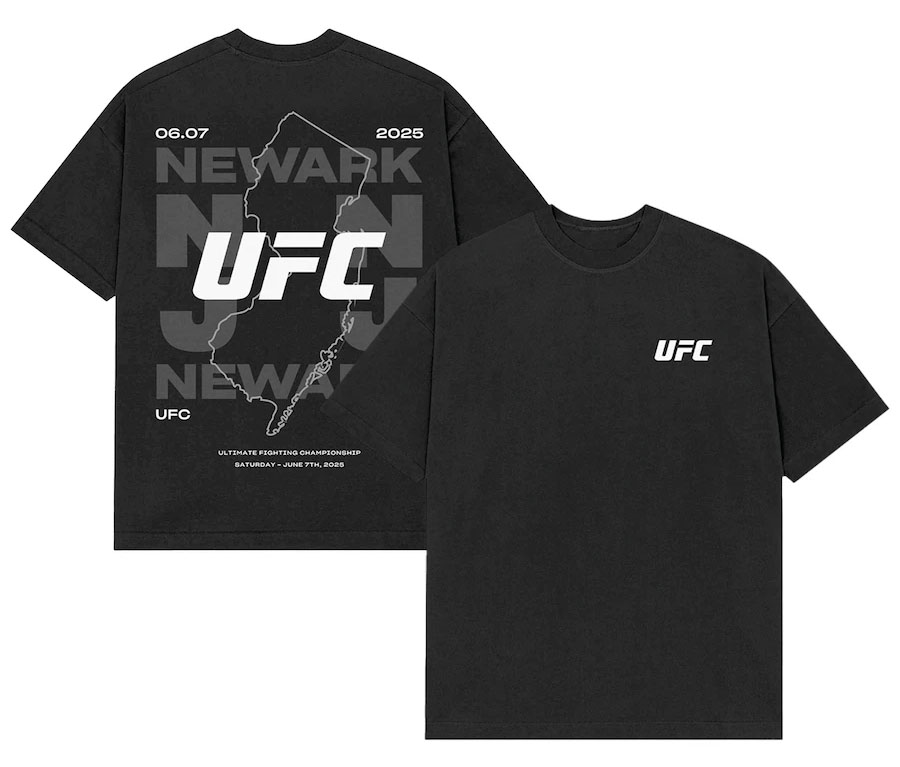 UFC 316 State Lines T Shirt