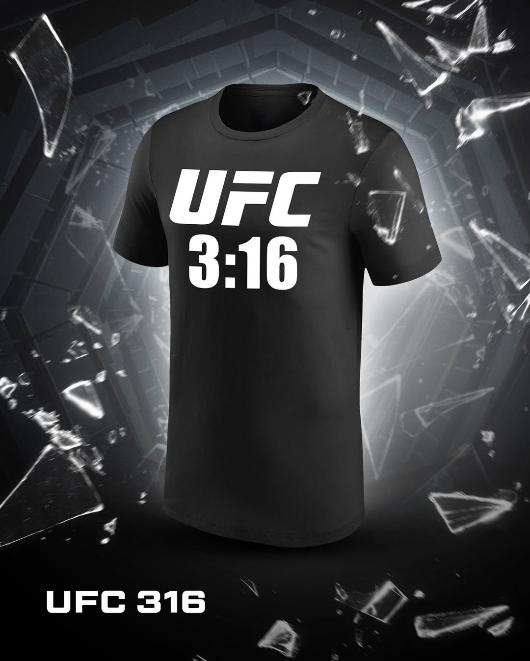UFC 316 Stone Cold Steve Austin T Shirt