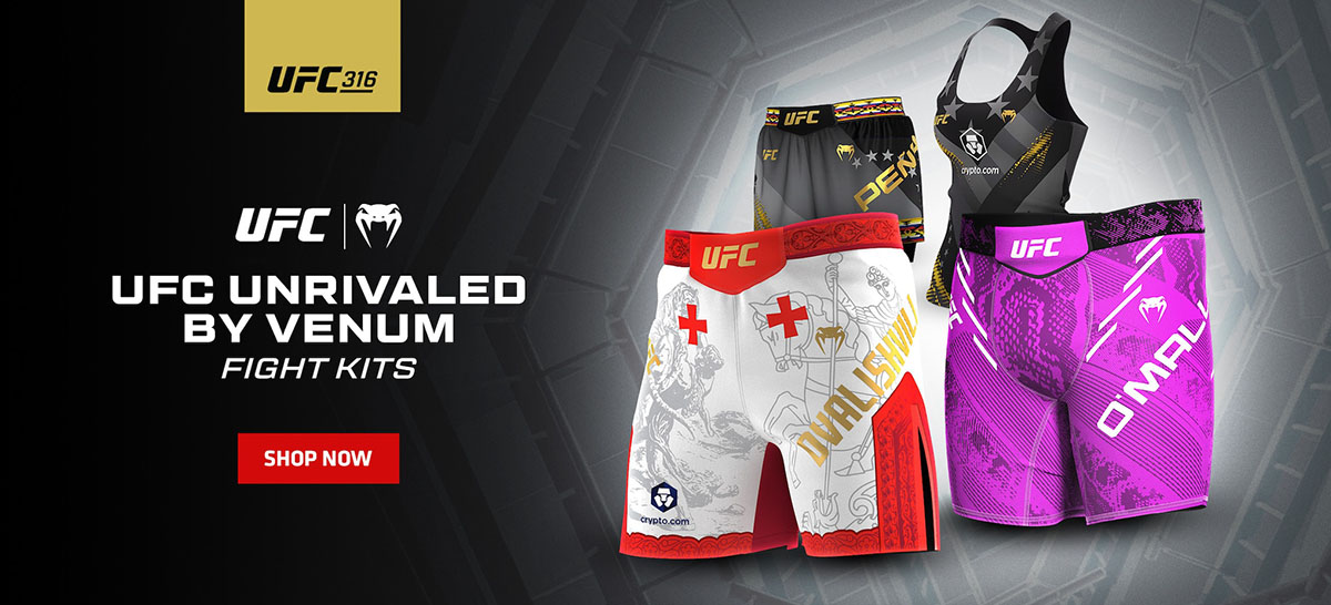 UFC 316 Venum Fight Kits Shorts Jerseys