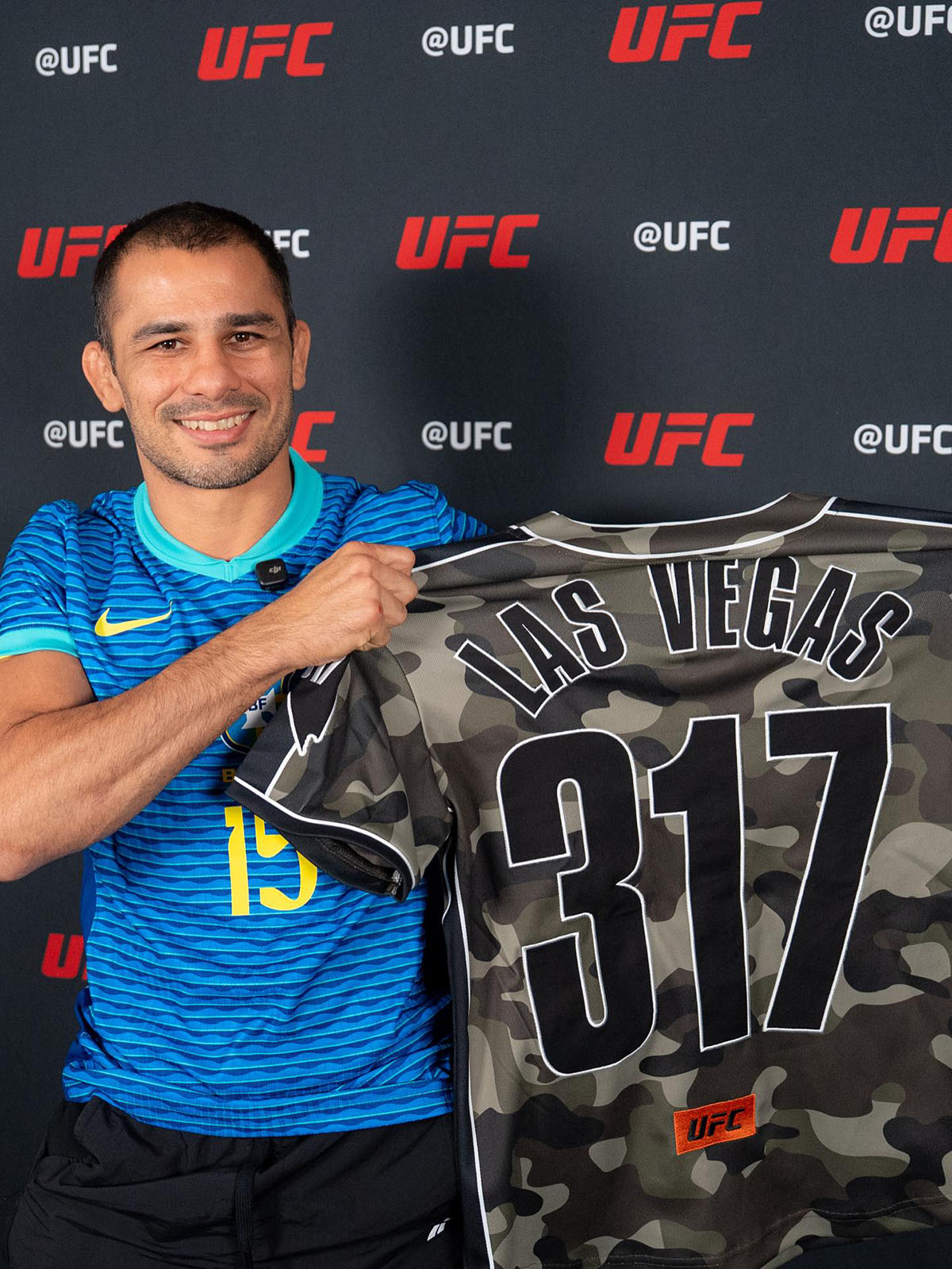 UFC 317 Camo Fashion Baseball Jersey 4