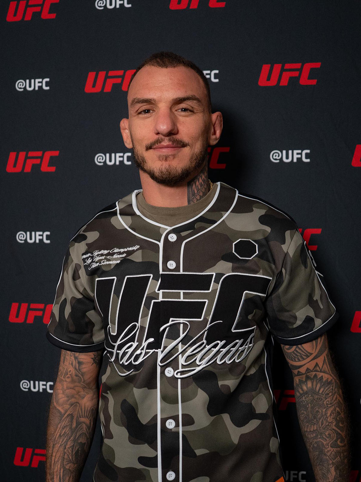 UFC 317 Camo Fashion Baseball Jersey 5