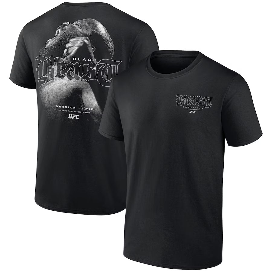 Derrick Lewis Black Beast UFC T Shirt 1