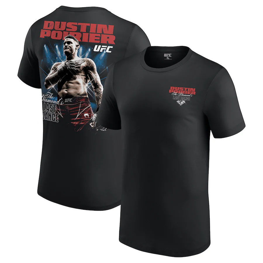 Dustin Poirier UFC 318 Last Dance Black T Shirt