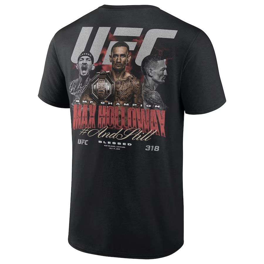 Max Holloway UFC 318 BMF Champion T Shirt