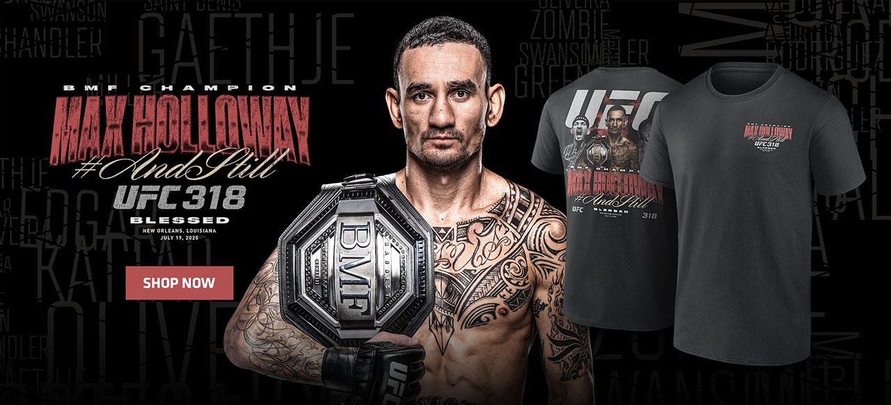 Max Holloway UFC 318 BMF Champion T Shirt