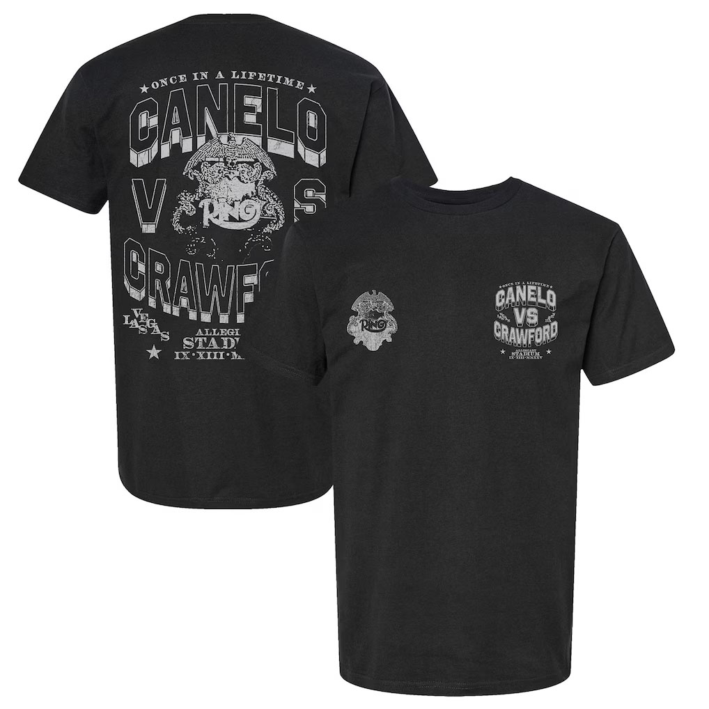 Canelo vs Crawford Boxing Merchandise Shirts Apparel Gear
