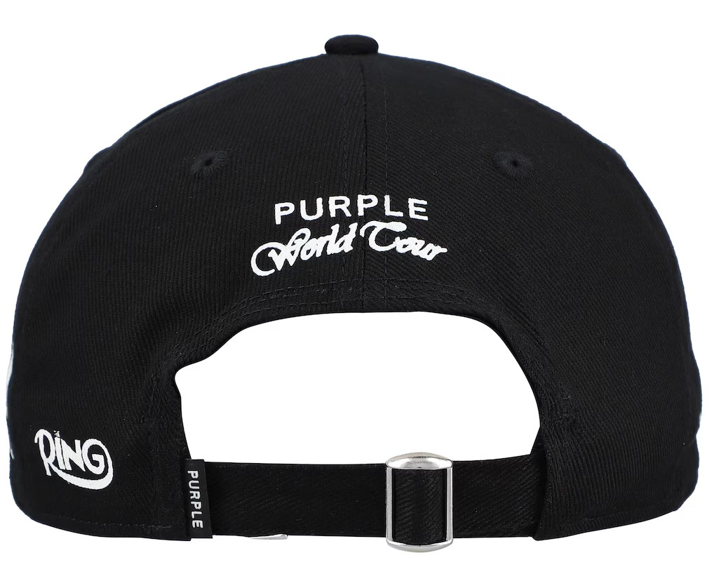 Canelo vs Crawford Purple Brand Once In A Lifetime Event Strapback Hat Black 2