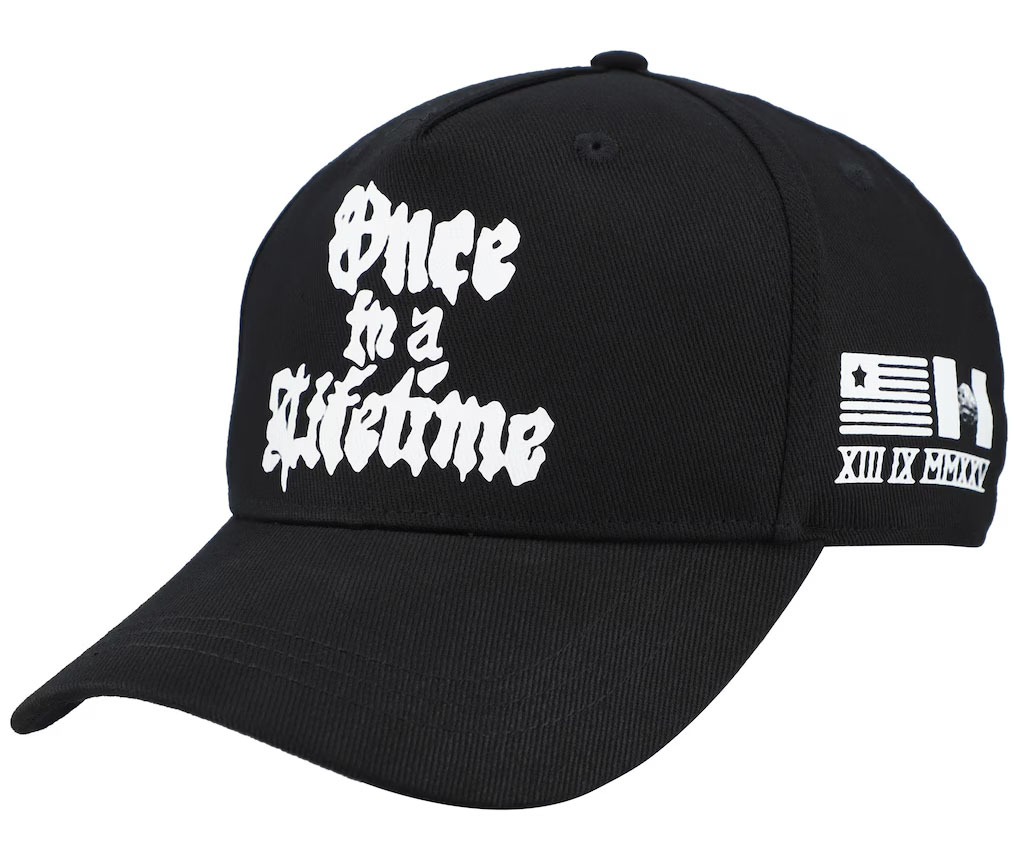 Canelo vs Crawford Purple Brand Once In A Lifetime Event Strapback Hat Black 3