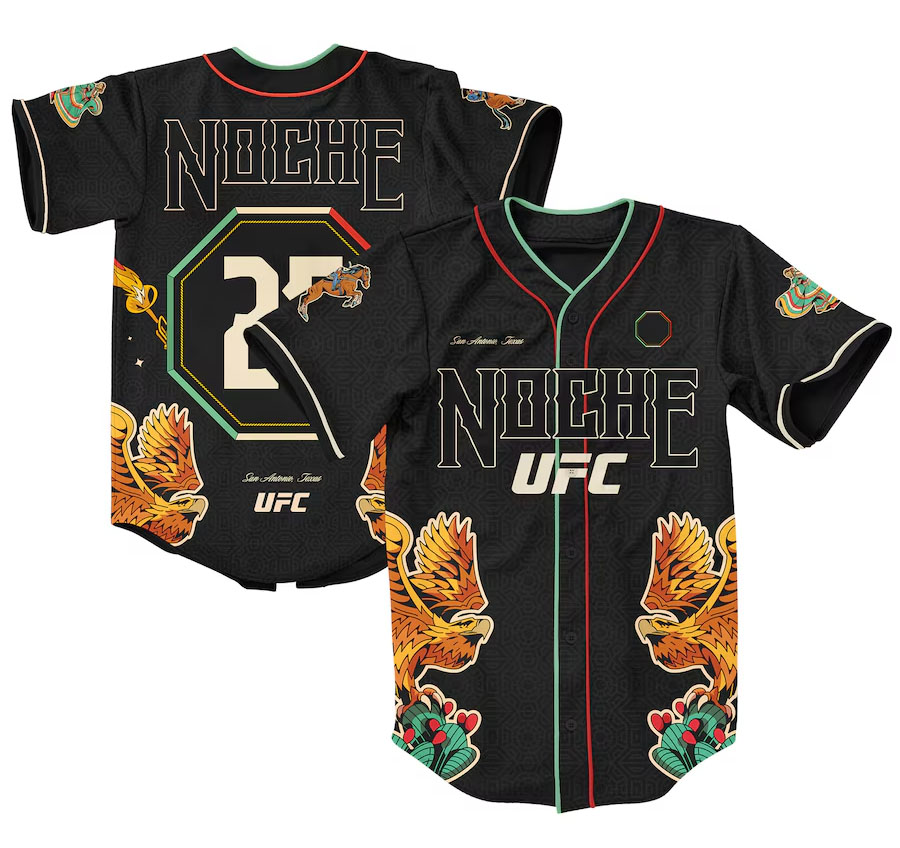 Noche UFC 2025 Baseball Jersey