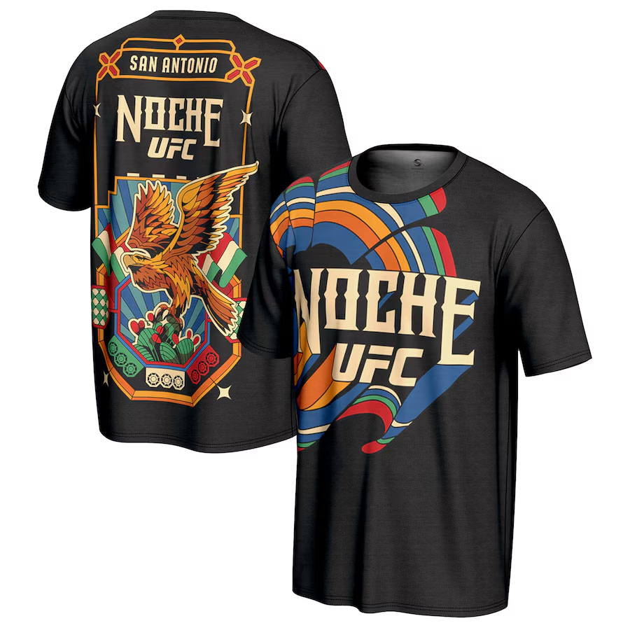 Noche UFC 2025 Mens Graphic T Shirt