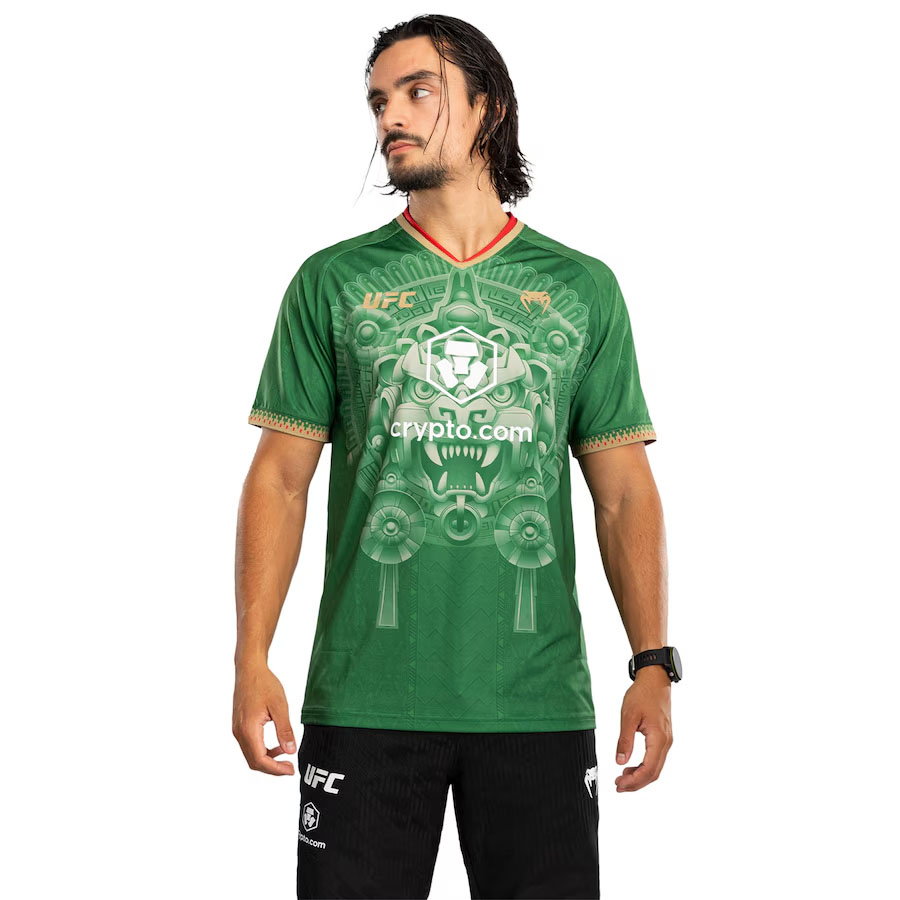 Noche UFC 2025 Mens Venum Green Fight Night Walkout Jersey