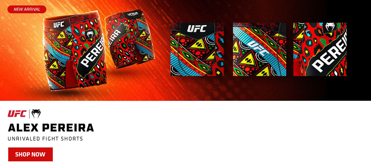 Alex Pereira UFC 320 Custom Venum Fight Shorts