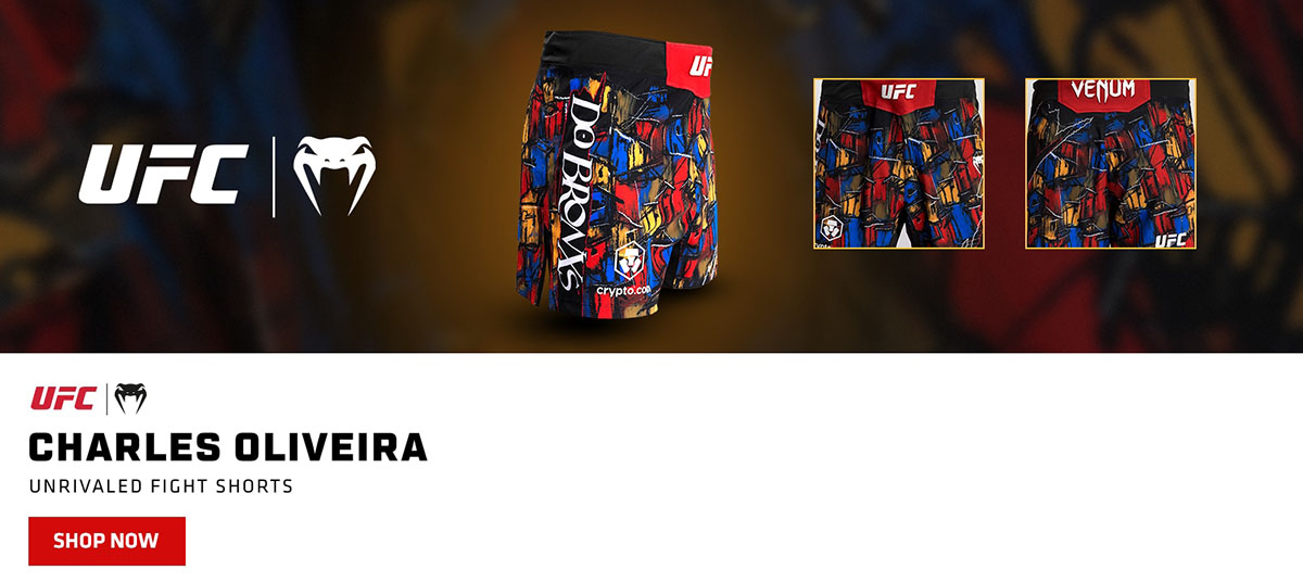 Charles Oliveira UFC FIght Night Rio Brazil Custom Fight Shorts