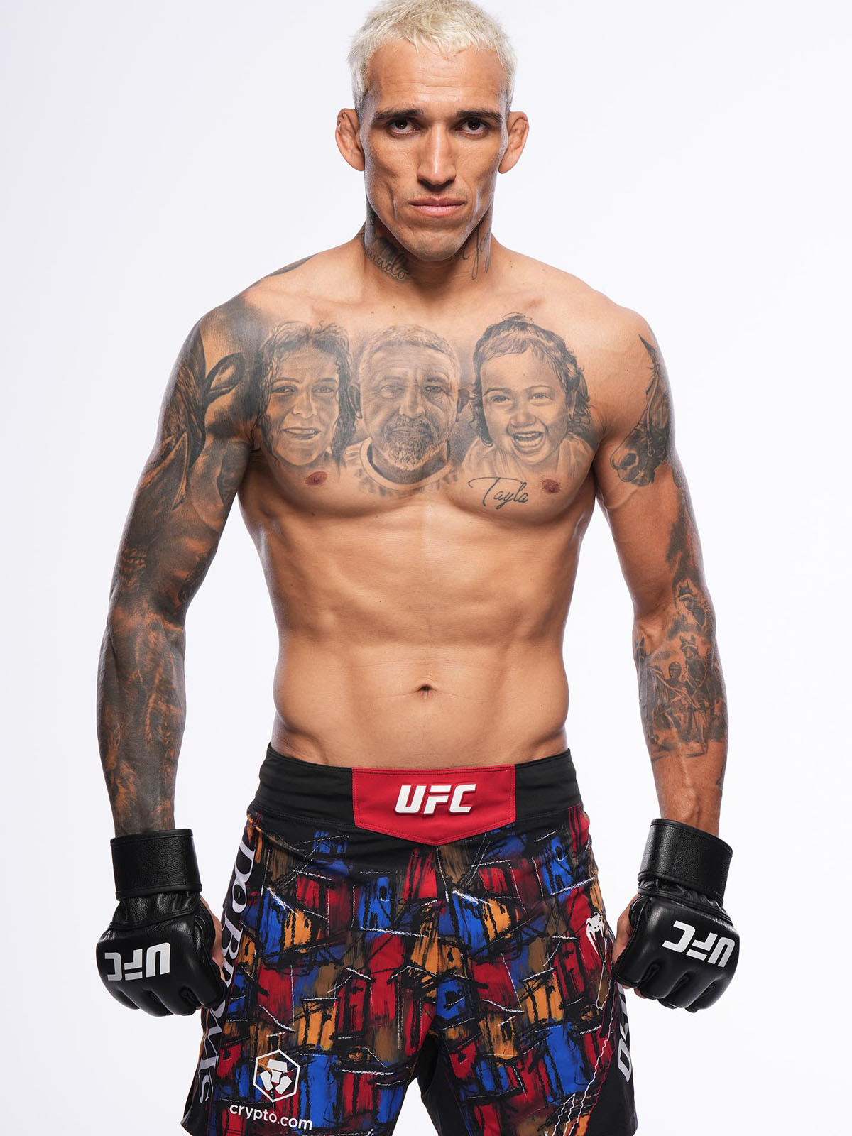 Charles Oliveira Wearing Custom UFC Venum Fight Shorts for UFC Fight Night Rio Brazil 2025