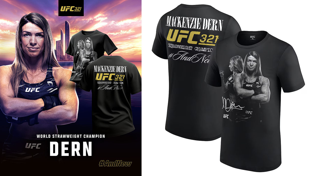 Mackenzie Dern UFC 321 Strawweight Champion T Shirt