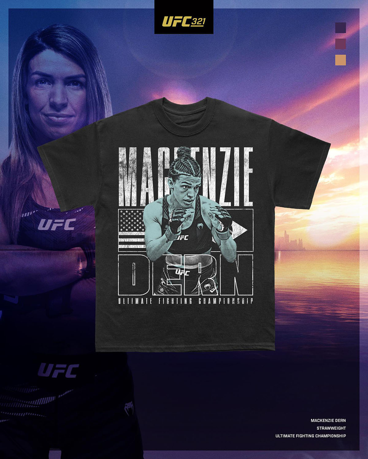 Mackenzie Dern UFC 321 T Shirt