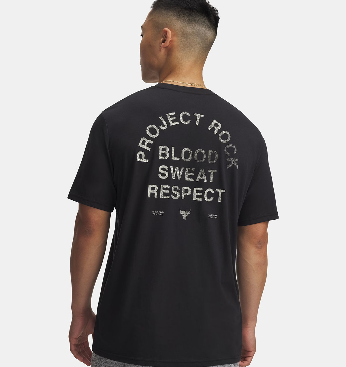 Project Rock 8 Mens T Shirt Black Stone 2