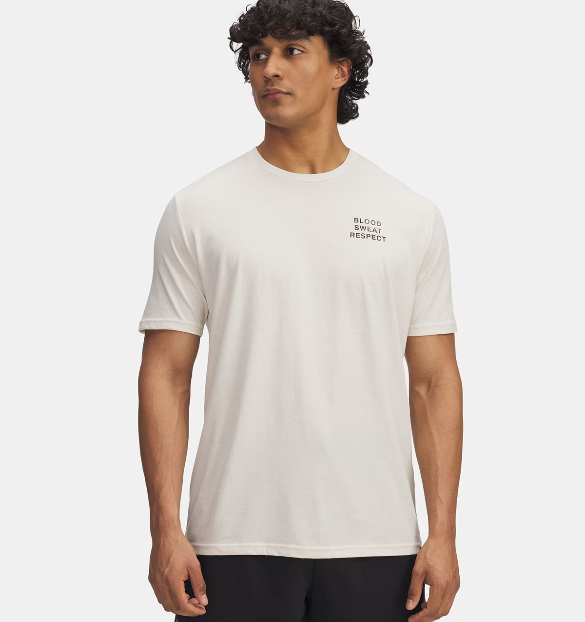Project Rock 8 Mens T Shirt Stone Black 1