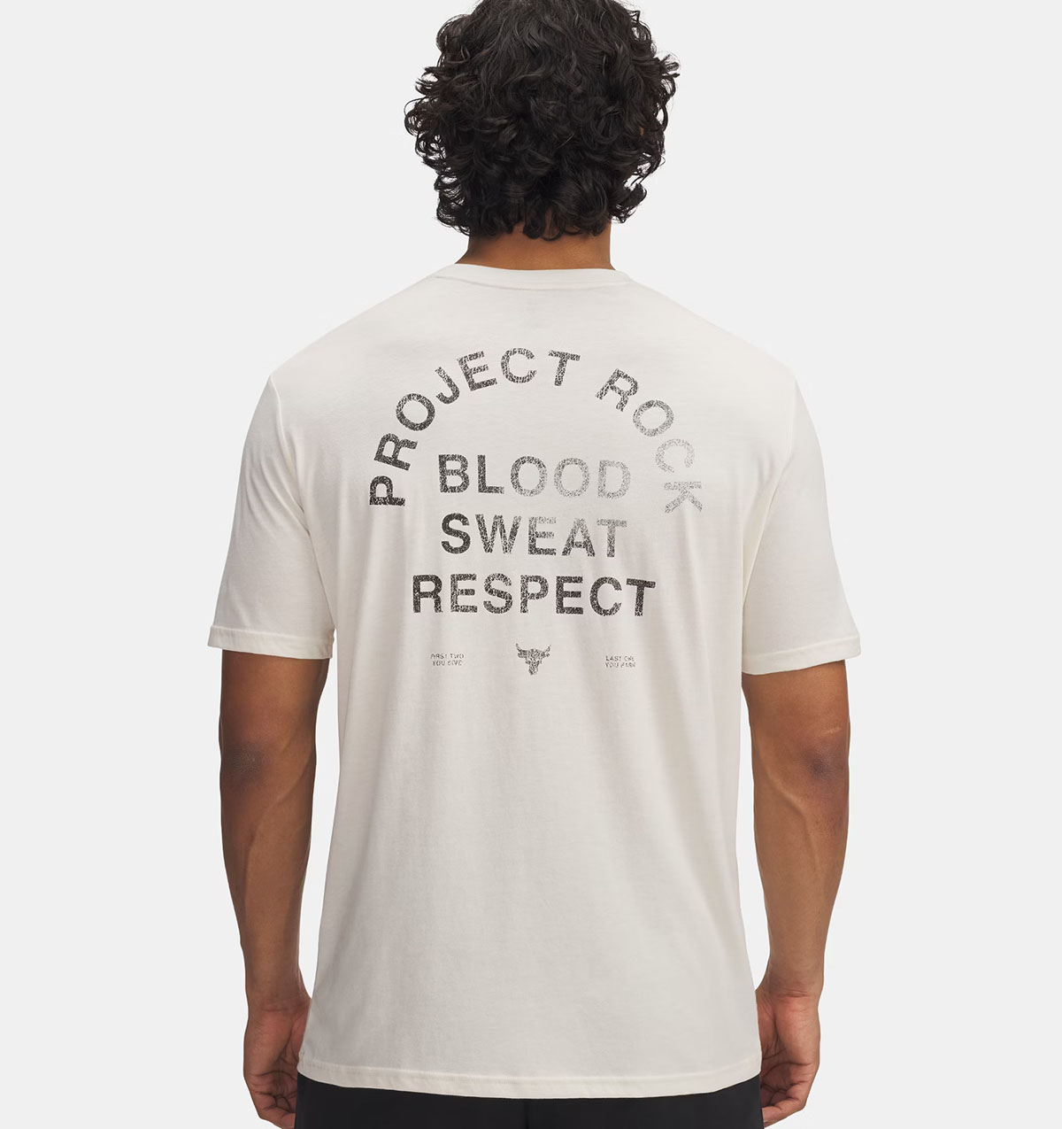 Project Rock 8 Mens T Shirt Stone Black 2