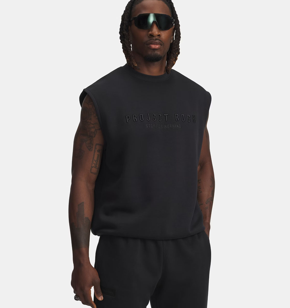 Project Rock Icon Mens Sleeveless Top Black