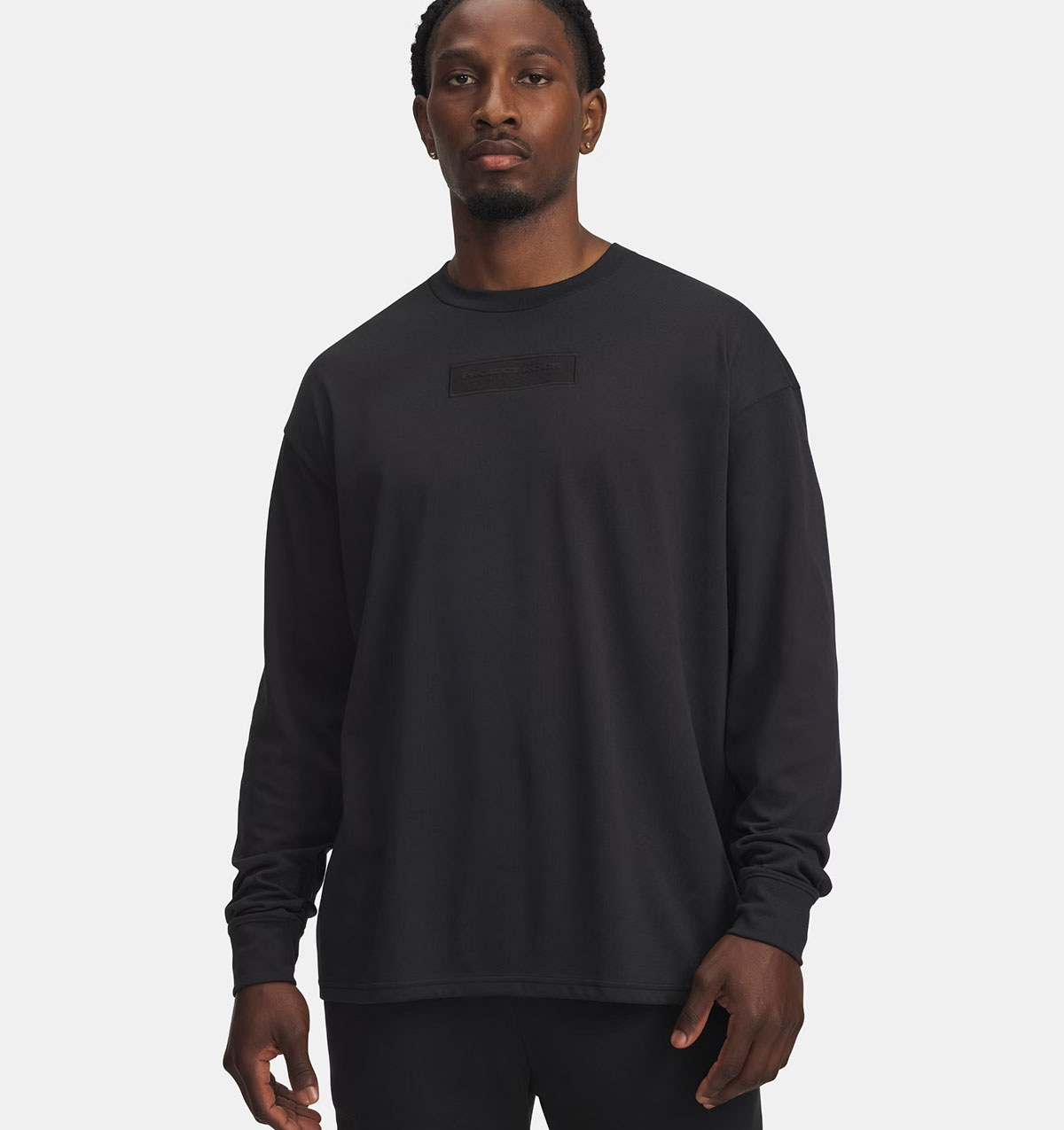 Project Rock Mens Long Sleeve Top Black 1