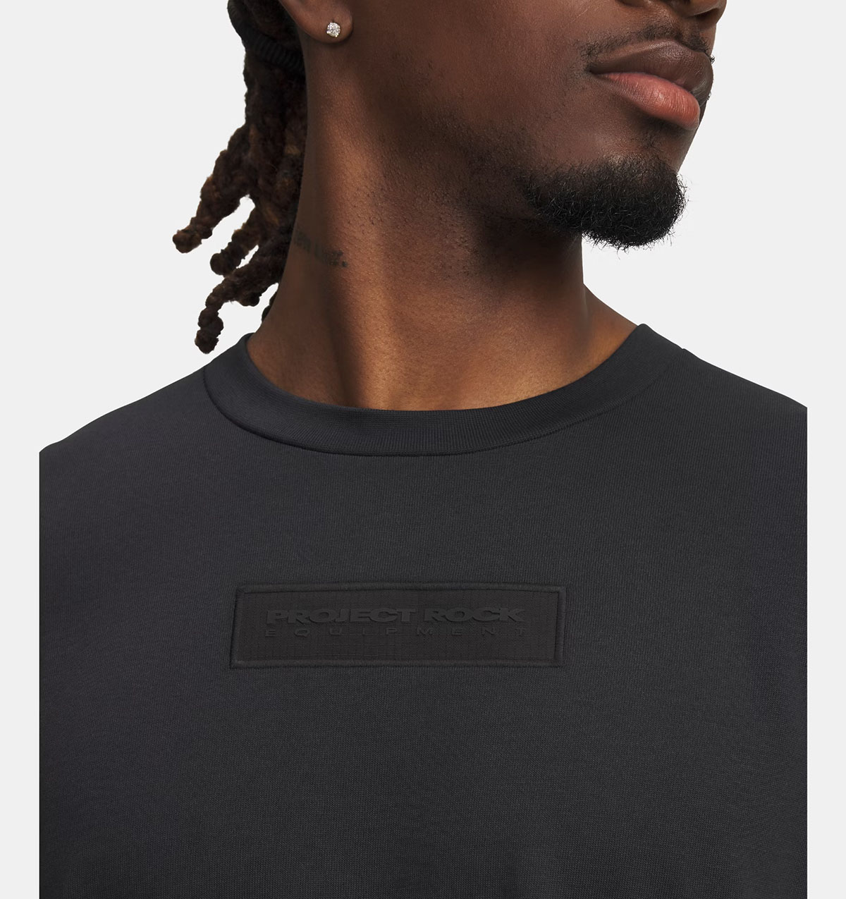 Project Rock Mens Long Sleeve Top Black 2