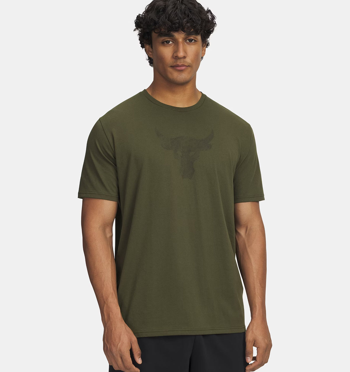 Project Rock Payoff Graphic Mens T Shirt Expedition Green