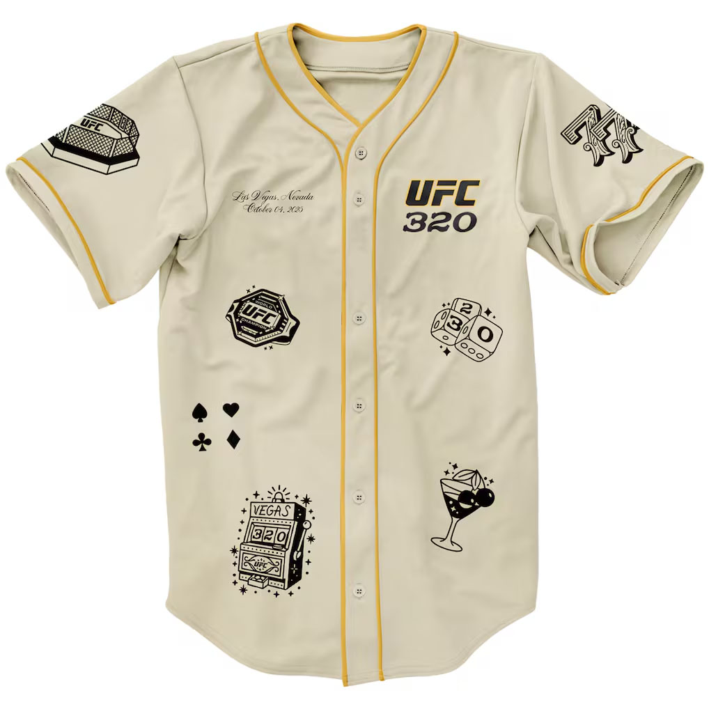 UFC 320 Baseball Jersey 1