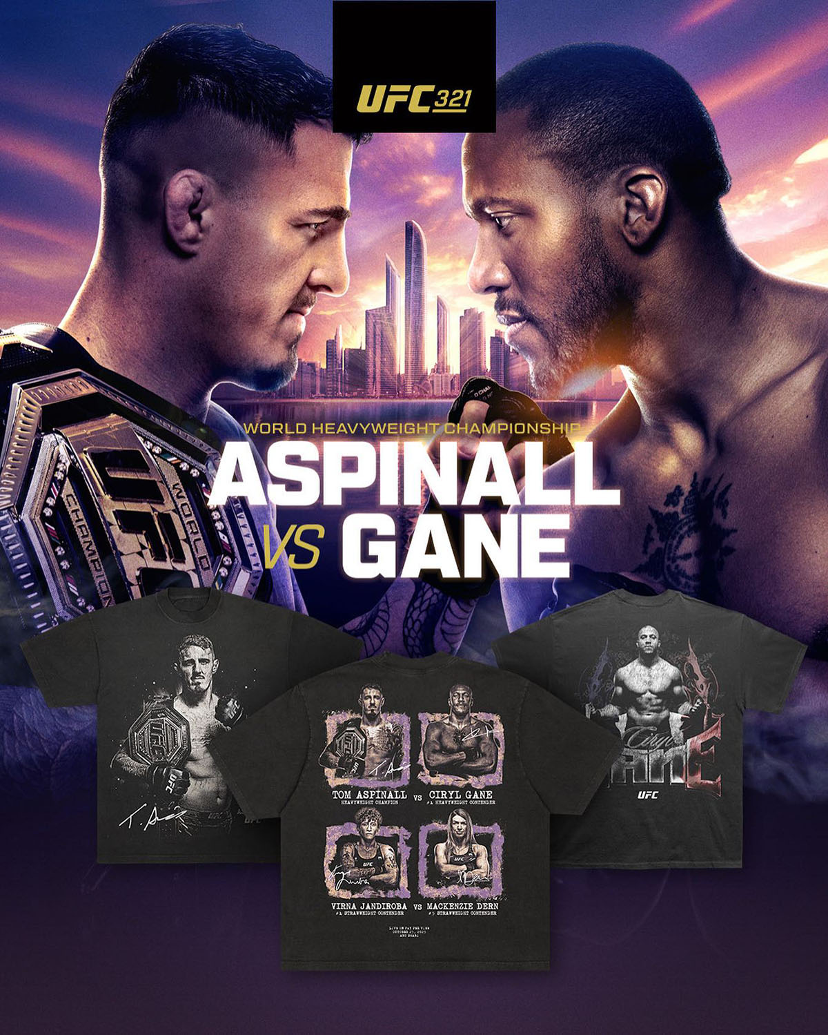 UFC 321 Shirts