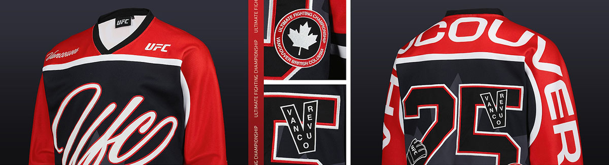 UFC FIght Night Vancouver Hockey Jersey
