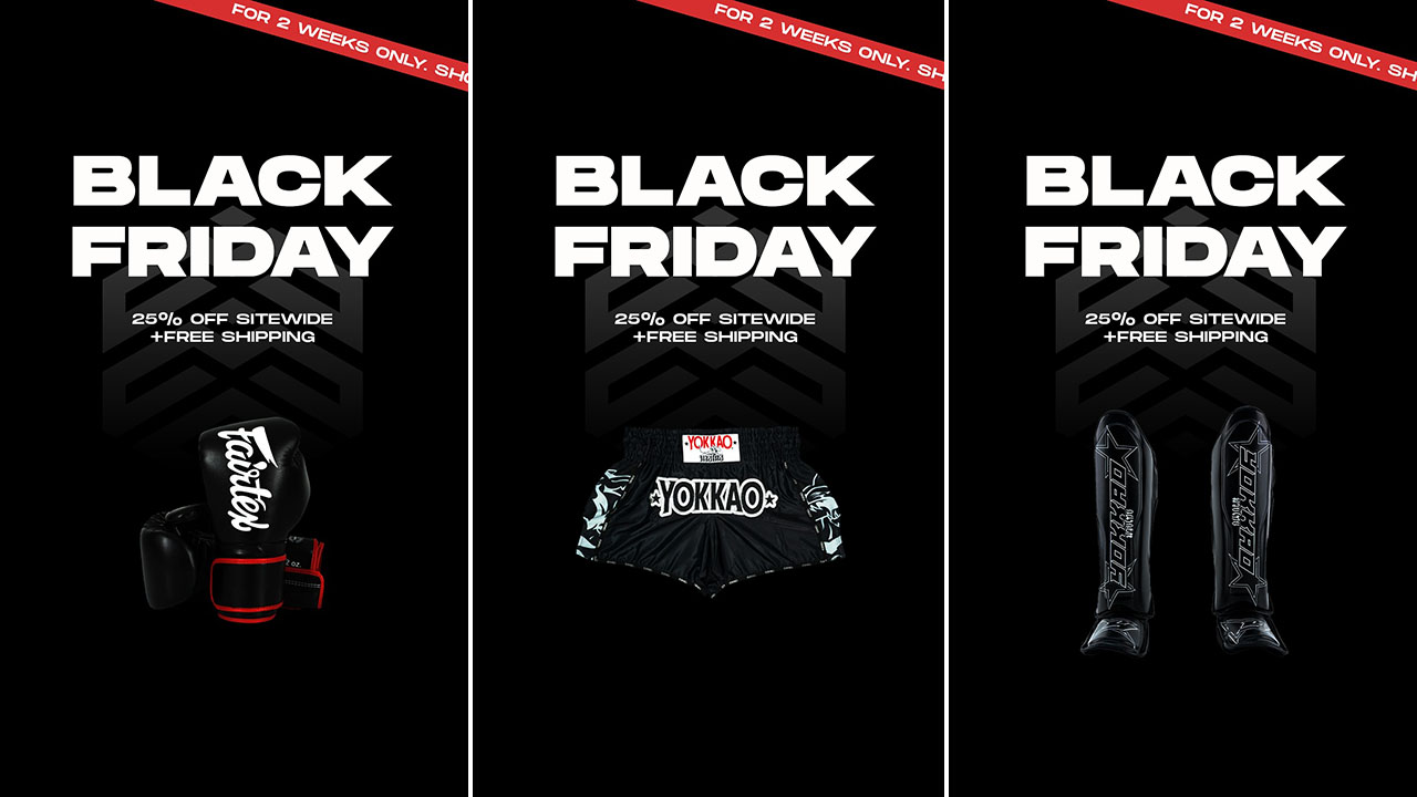 MMA Warehouse Black Friday 2025 Sale Fight Gear Deals Muay Thai Boxing BJJ Jiu Jitsu Combat Sports