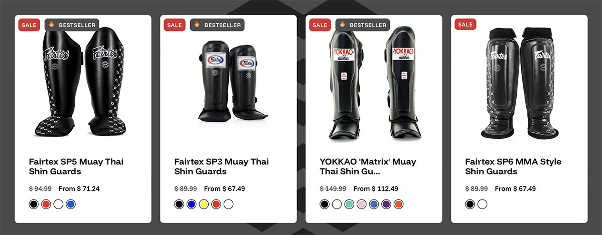 MMA Warehouse Black Friday 2025 Sale Shin Guards