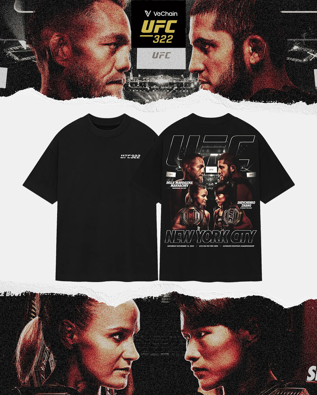 UFC 322 Shirts Clothing Fight Shorts Fight Gear Merchandise