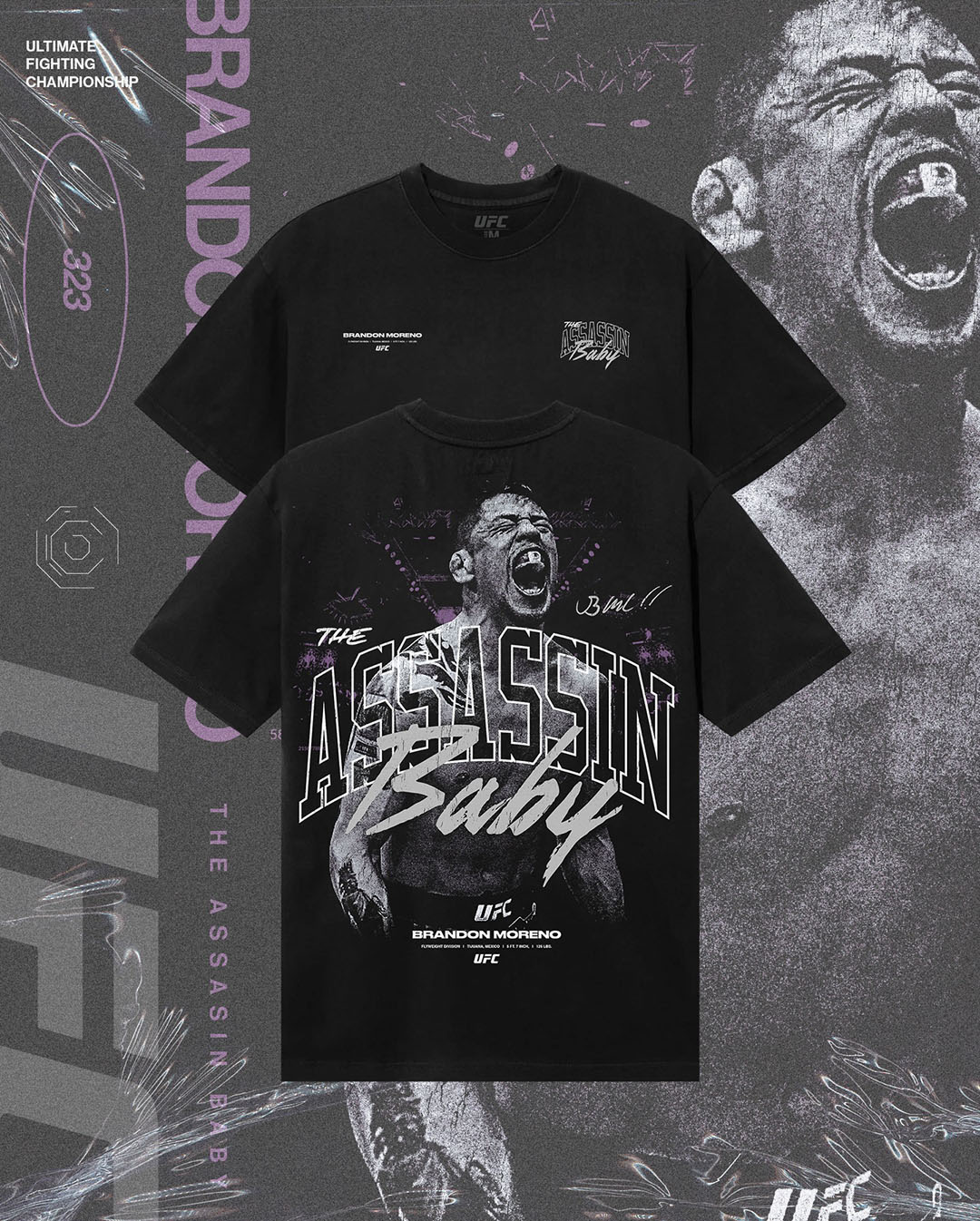 Brandon Moreno UFC 323 T Shirt
