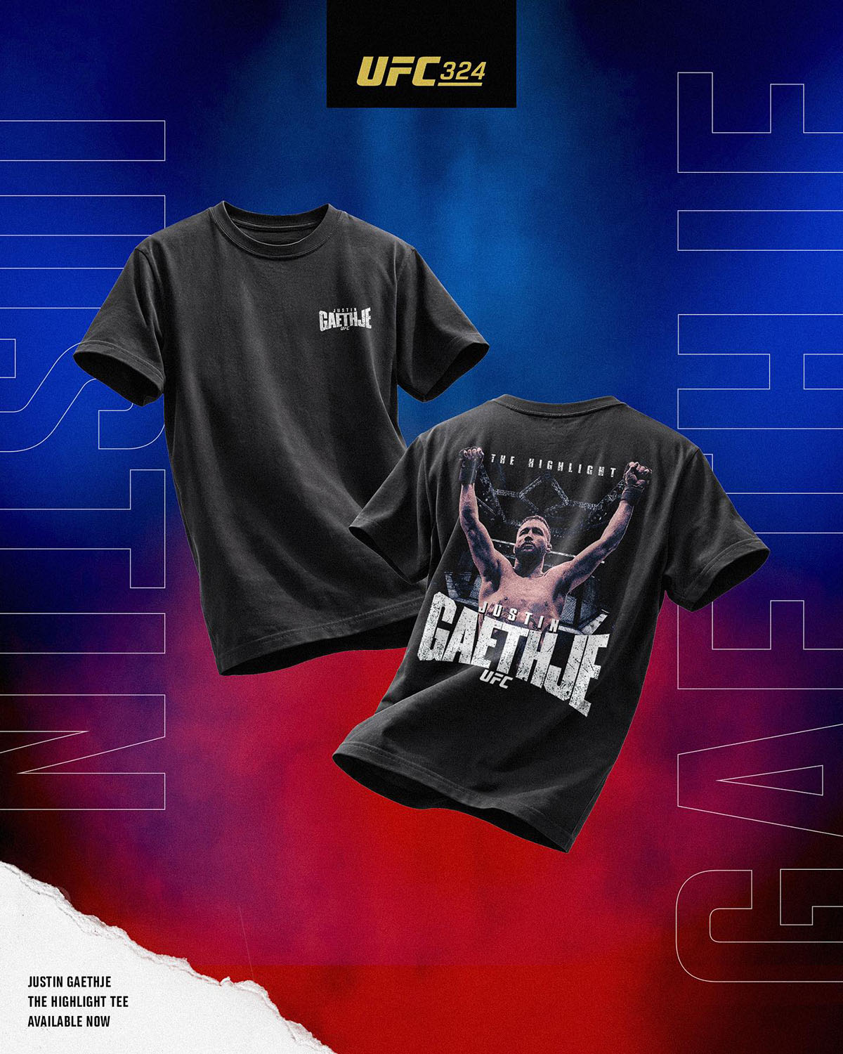 UFC 324 Justin Gaethje T Shirt