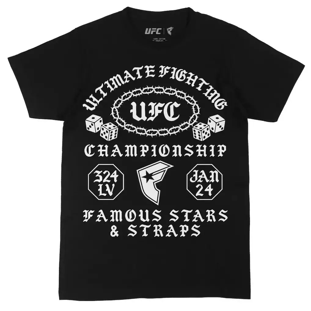 UFC 324 x Famous Stars And Straps T-Shirt