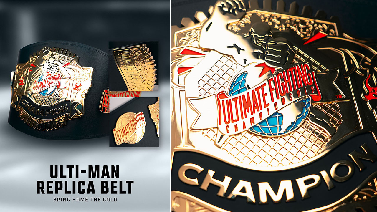 UFC Ulti-Man Replica Championship Title Belt