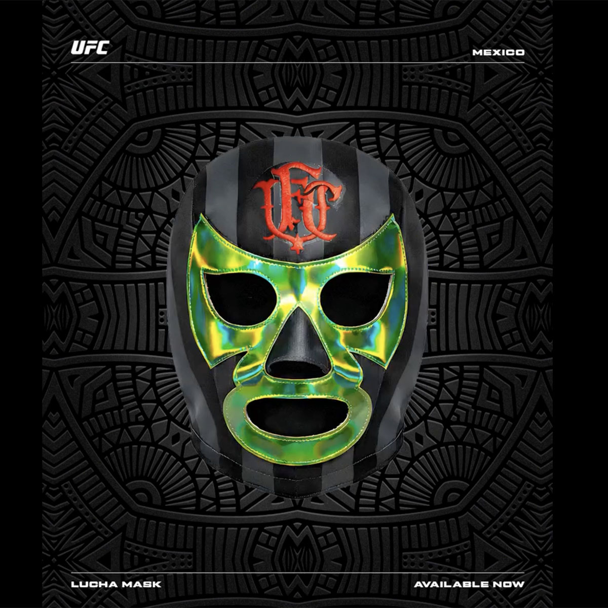 UFC Fight Night Mexico City CDMX Luchador Mask 1